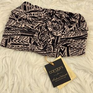 CARDANI Bamboo Viscoise Collection Headcover Flapper Turban Neutral Tribal NWT